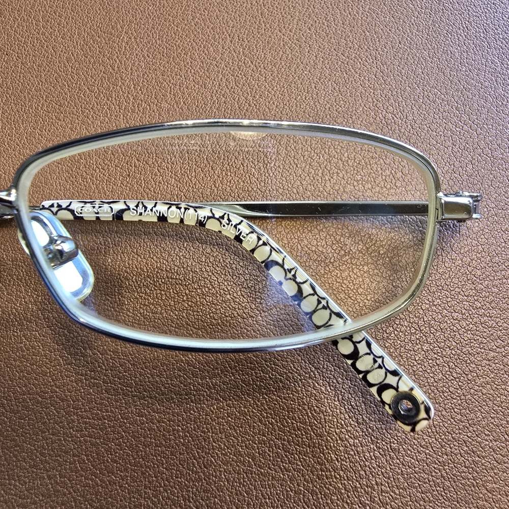 Coach Shannon 114 Silver Eyeglasses (with case) - Picture 7 of 9